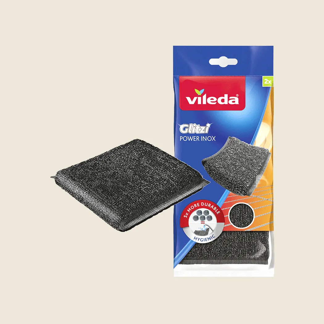 PowerInox spons 100x100mm (2 stk)